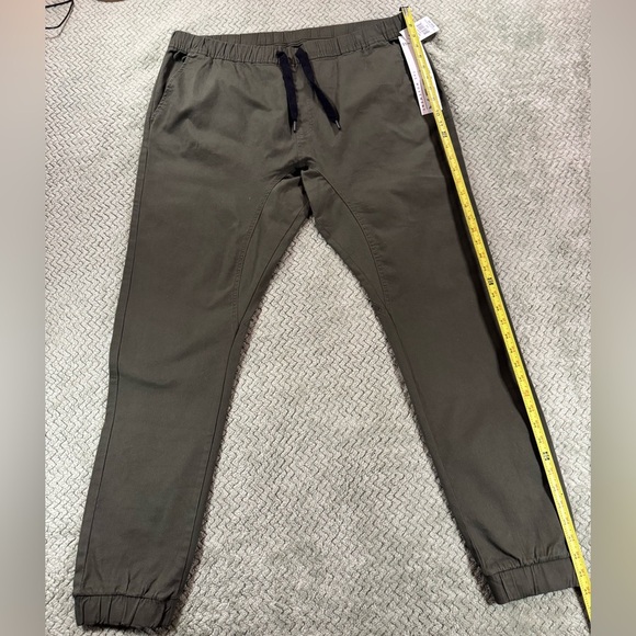 South Pole Olive Joggers with Navy Drawstring - Picture 6 of 6